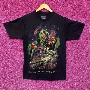 Victim Of My Own Demise by Global Threat T-Shirt Medium